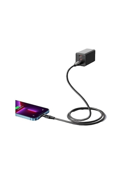 Mcdodo Ca-2080 Apple iPhone Uyumlu 100W Hızlı Data Ve Şarj Kablo Siyah-1.2Mt (551438946)