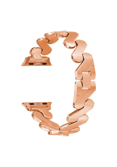 Ekılıf - Apple Uyumlu  Watch 40mm - Kordon Metal Strap Kayış Krd-80 - Gümüş
