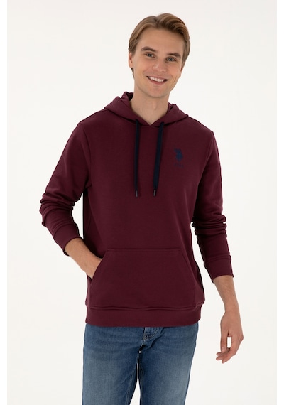 U.s. Polo Assn. Erkek Plum Sweatshirt 50307703-vr177 New Plum