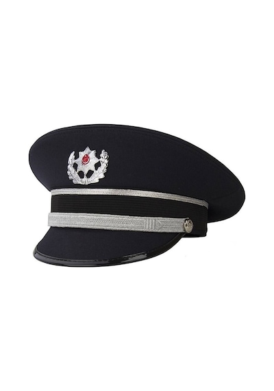 Pls Tören Amir/komiser Şapkası Amir/komiser Tören Kepi Lacivert