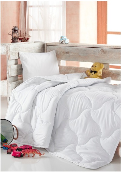 Komfort Home Microfiber Bebek Yorganı 95X145 Cm / Beyaz