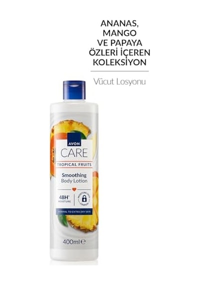 Tr Care Tropical Fruits Ananas, Mango Ve Papaya Özlü Vücut Losyonu 400 Ml