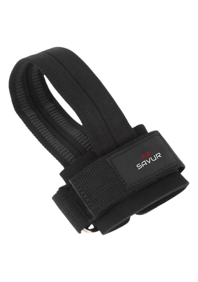 Savur Pro Lifting Straps 2'li Paket Siyah