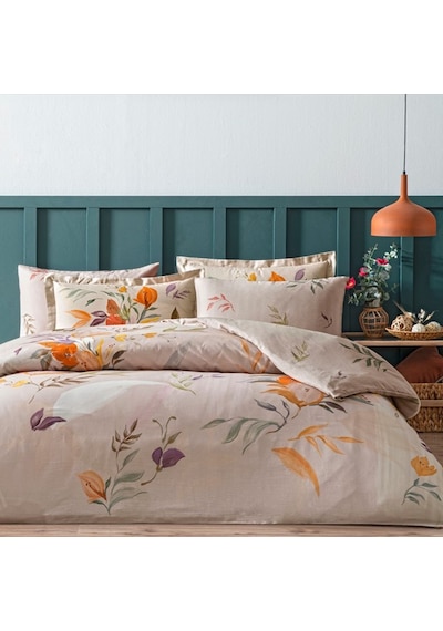 Linens Sc Leina Nevresim Takımı King Bej Bej
