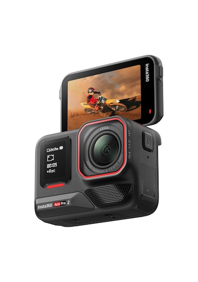Ace Pro 2 Xplorer Bundle 8K Aksiyon Kamera Siyah / Gümüş Deklanşör Düğmeli Tutma Aparatlı Set