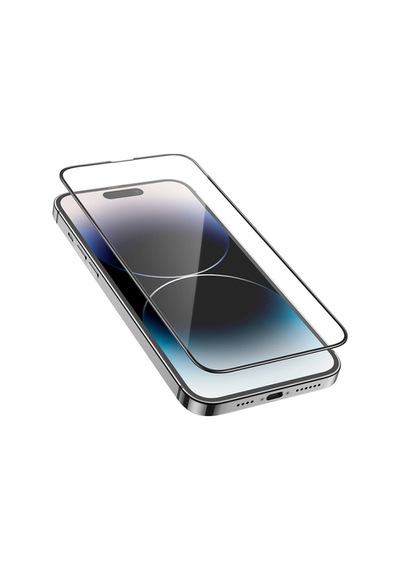 Hoco Apple Uyumlu iPhone 15 Pro Max  5d Kırılmaz Cam Ekran Koruyucu 10 Adet Se