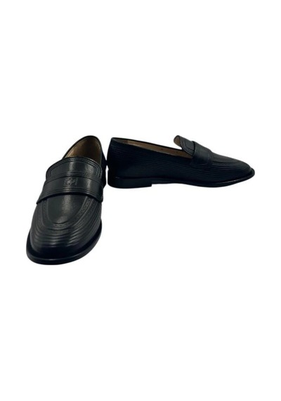 Kemal Tanca 175 2016 22 Kadın Hakiki Deri Loafer Ayakkabı Siyah