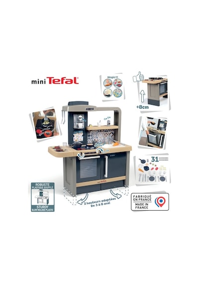 Smoby Tefal Evolutive Kitchen Oyuncak Mutfak Seti - Smb-7600312308
