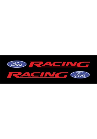 Oto Sticker Ford Racing Sticker Seti Sağ Sol 2 Adet 30Cm