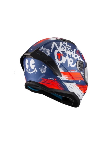 Kask Mt Stınger Rocket C17 Mat Kırmızı/mavi