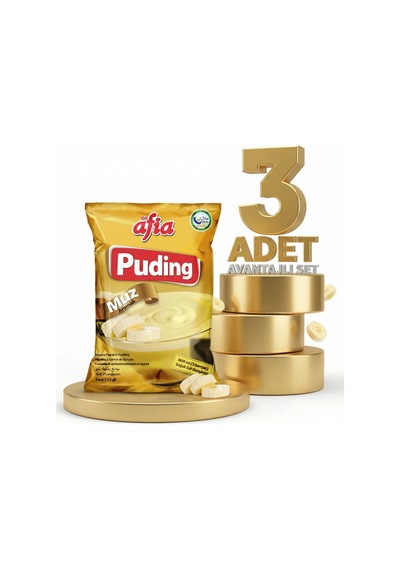 Afia Muzlu Puding 3x125 Gr