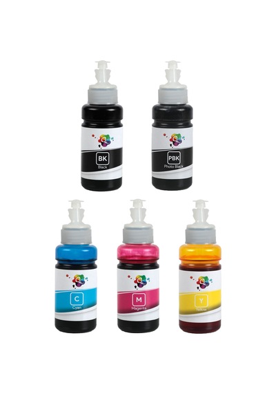 QC Epson EcoTank Uyumlu EKONOMİK Mürekkep Seti 70ml 5 Renk