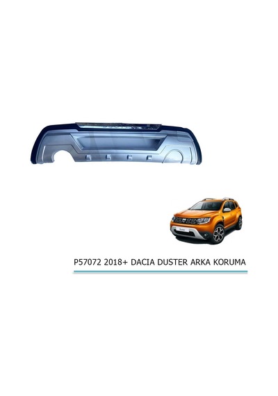 Dacia Duster 2018-2020 Arka Tampon Koruma