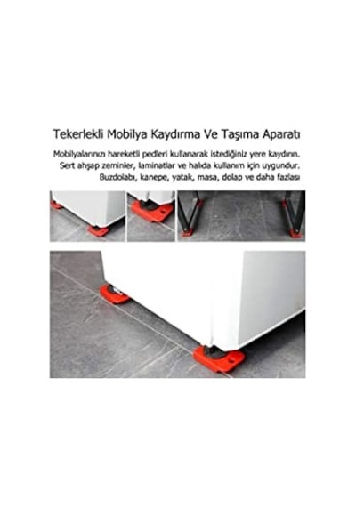 Tekerlekli Mobilya, Beyaz Eşya, Ofis Eşyaları Kaydırma Ve Taşıma Aparatı