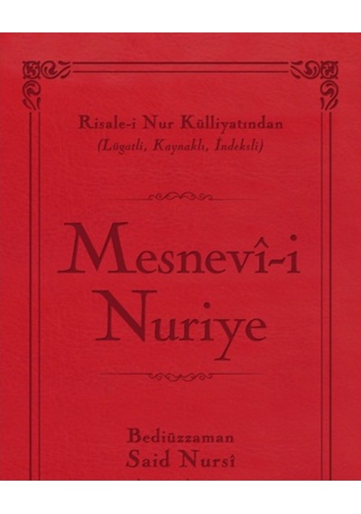Mesnevi-i Nuriye (Çanta Boy - İki Renk) - Bediüzzaman Said-i Nursi - Söz Basım Yayın