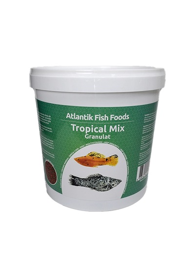 Atlantik Tropical Mix Granulat 3000 Gr Kova Balık Yemi