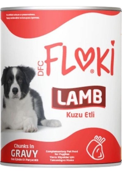 Floki Kuzulu Yavru Köpek Konservesi 400 Gr