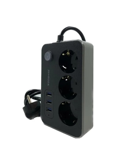 Lb Akım Korumalı 3 Prizli 3 Usb Girişli Uzatma Kablosu Çok Renkli
