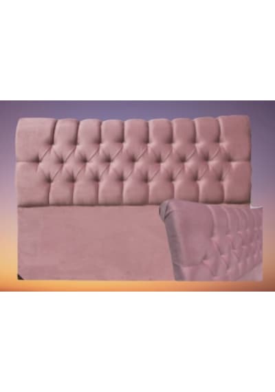 Başlık ALC VENÜS Model 150cm Baby Face Kumaş Modern Kapitone PEMBE Renk El Yapımı