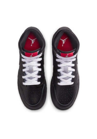 Nike Air Jordan 1 Mid Bg Çocuk Basketbol Ayakkabısı Siyah