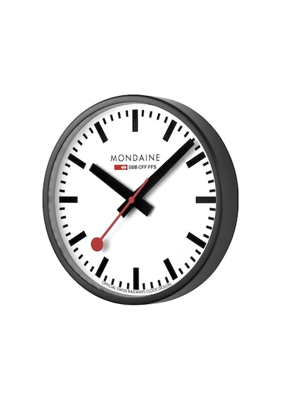 A990.clock.12sbb Mondaine Duvar Saati Metalik