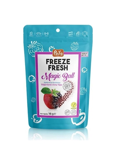 Mey İthalat Pol S Freeze Fresh Magic Ball Böğürtlenli Elma Topu 16 Gr