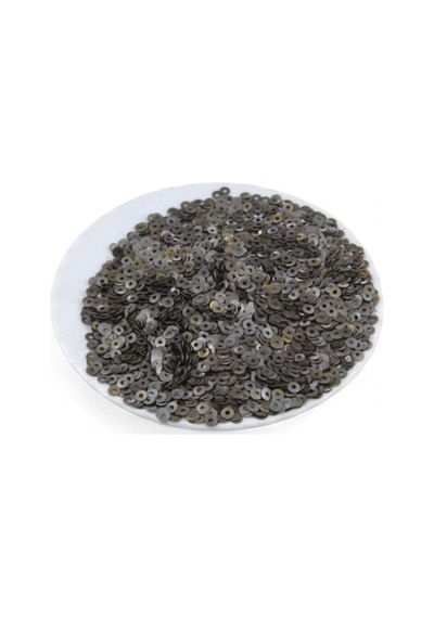 Kahve Rengi 4 Mm Ortadan Delikli Pirinç Pul Payet 30 Gr 1200 Adet