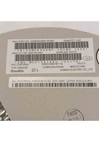 Cdmc6d28np-3r3mc 3,3uh 6,3a 7.25x6.7x3.0 Sumıda Smd Bobin 15 Adet