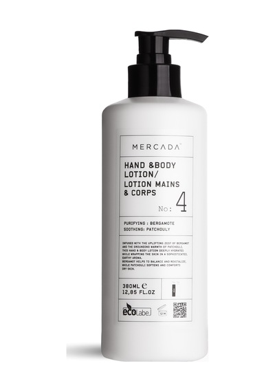 Mercada Beyaz No 4 Purifying And Soothing Hand & Body Lotion 380 Ml - Arındırıcı Ve Yatıştırıcı El Ve Vücut Losyonu
