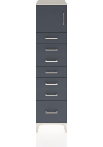 Hyperion Dolap Tek Raflı 7 Çekmeceli Tek Kapaklı 44x44x182 Ay... Aytaşı