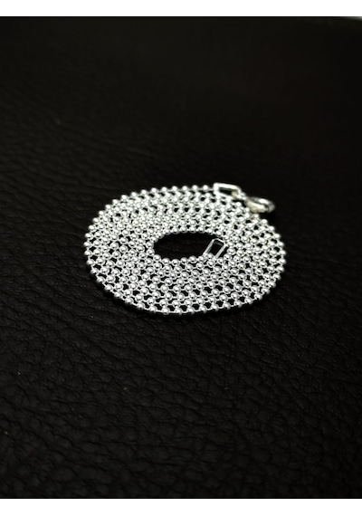 Omar Silver Unisex Top Tırnak Makası 1,5 Mm Gümüş Kolye Zincir
