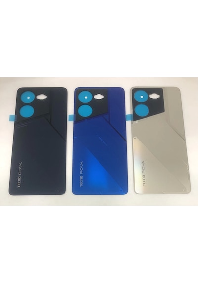 Tecno Pova 5 Lh7n Arka Kapak Pil Kapağı - Mavi