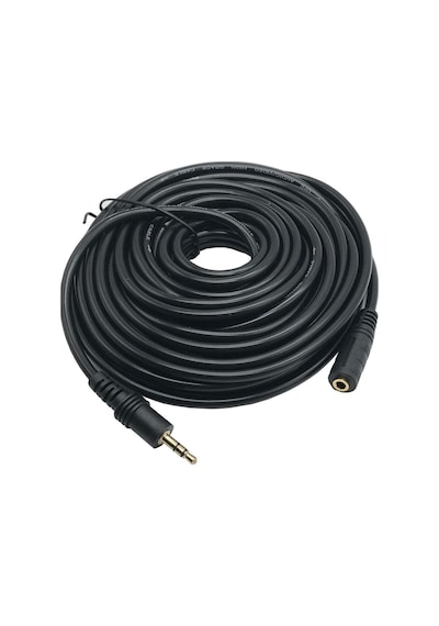 3.5mm Stereo Dişi Erkek Kablo Stereo Audio Ses Uzatma Kablosu 10m