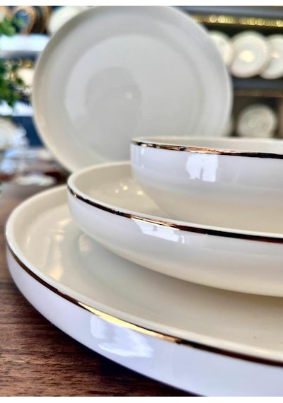 Royking Dina Gold Line 24 Parça Yemek Takımı Hrn 23030g