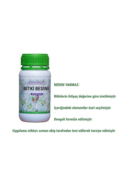 Doktor Bahçem Genel Bitki Besini 500 Ml İç Ve Dış Mekân Tüm Bitkiler İçin Genel Kullanım Bitki Besini 500 Ml