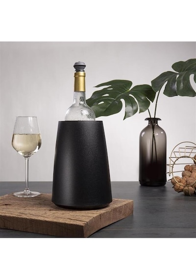 Vacu Vin Aktif Soğutucu, Elegant Siyah, Kutulu Çok Renkli