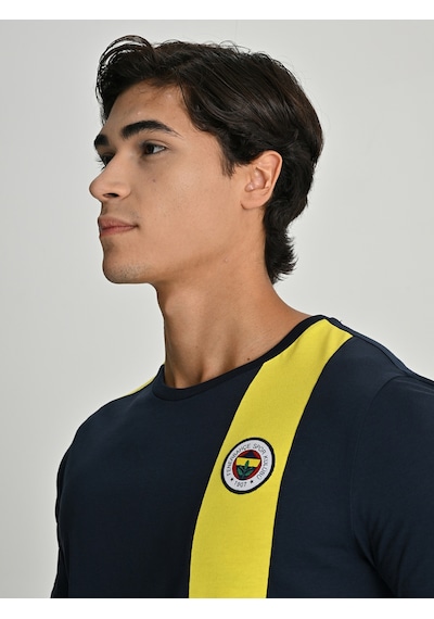 Fenerium Fenerbahçe S.k. 25/26 Sezon Tribün Basic Tişört Tribün Forması Lacivert