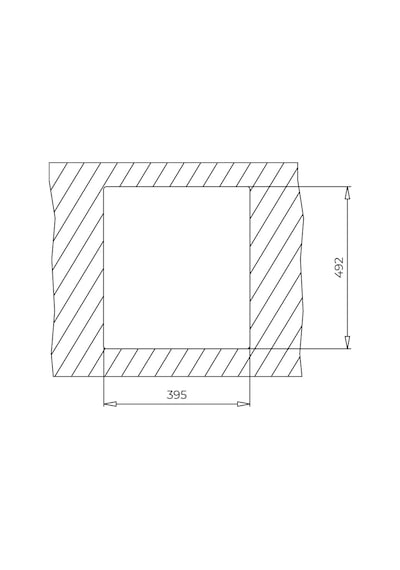 Teka Forsquare 34.40 Tg Tek Hazneli Tezgahüstü/Tezgahasıfır (Flush) Tegranite Eviye - Siyah - 115230010