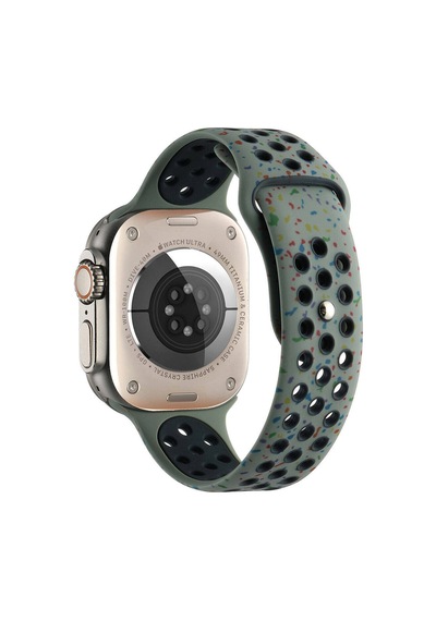 Watch 7 41mm Kordon Yeni Seri 2023 Krd-02 Uyumlu Strap Kayış-hlp-beyaz