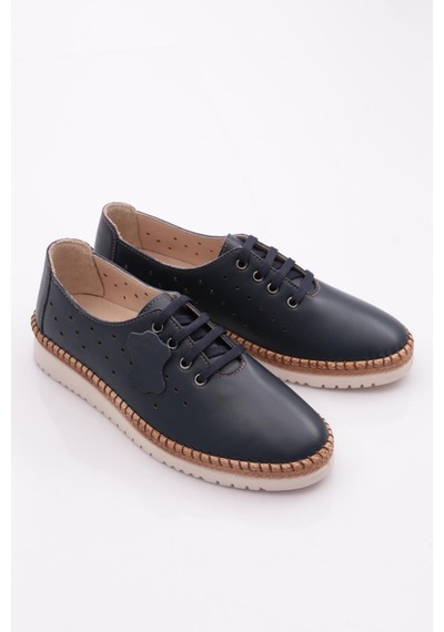 Dgn P57 Kadin Bağcikli Casual Ayakkabi P57-1512-R1078 Lacivert