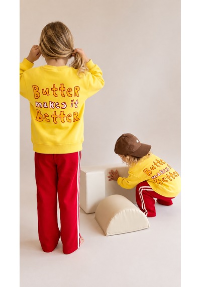 Elzo Collection Erkek Çocuk Butter Ön Arka Baskılı Üst Çizgili Alt 3 İplik Kumaş Alt Üst Takım Çok Renkli Elzo Collection Erkek Çocuk Butter Ön Arka Baskılı Üst Çizgili Alt 3 İplik Kumaş Alt Üst Takım Çok Renkli