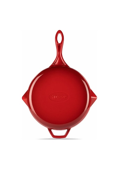 Hosse 28 Cm Demir Döküm Tava Kırmızı Hs-yst28/b