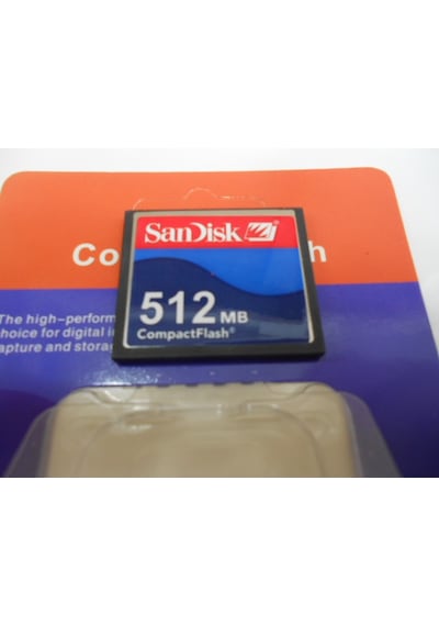 Sandisk 512 Mb Cf Compact Flash Hafıza Kartı 512 Mbcnc Kartı