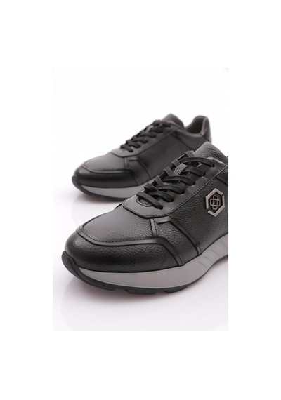 Dgn 6201 Erkek Bağcikli Sneakers Ayakkabi Siyah