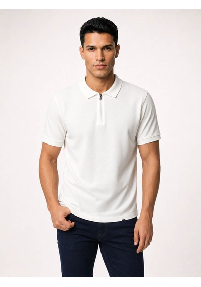 Loft Loose Fit Beyaz Erkek T-shirt Lf2040582