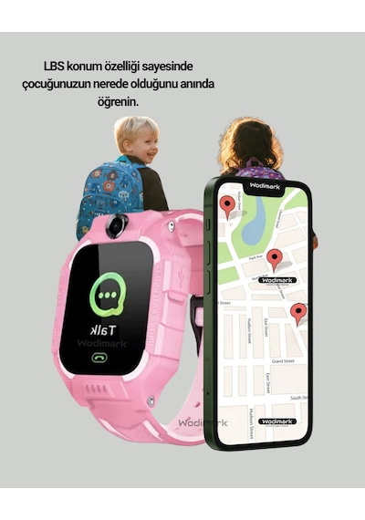 S10 Akıllı Çocuk Saati Çift Yönlü Konuşma Ve Sos Fonksiyonu