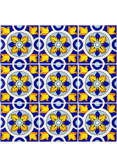 Can Seramik – 10x10 Cm. Cç-104 Kütahya Çini Karo 5'li 1 Paket