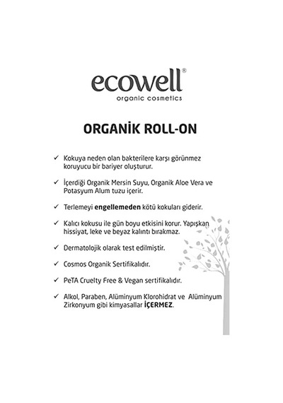 Organik Roll-on Erkek 75 Ml
