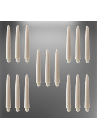 5 SET (15 Adet) 41mm DARTSAN NYLON DART ŞAFT-SHAFT. Beyaz
