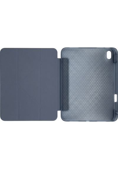 Ps Apple Uyumlu iPad A16 / 10.9 10. Nesil Tri Folding Standlı Kılıf - Gri Kapaklı Kılıf